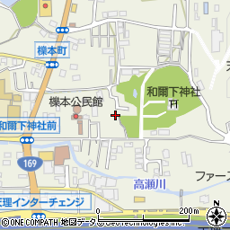 奈良県天理市櫟本町2472周辺の地図