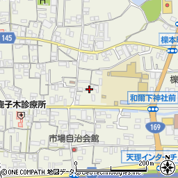 奈良県天理市櫟本町2407周辺の地図