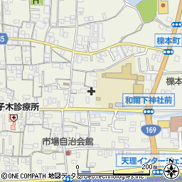 奈良県天理市櫟本町2420周辺の地図