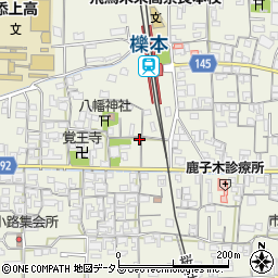 奈良県天理市櫟本町886周辺の地図