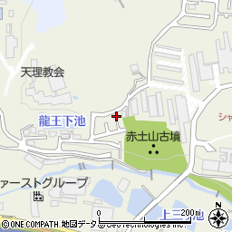 奈良県天理市櫟本町2932周辺の地図
