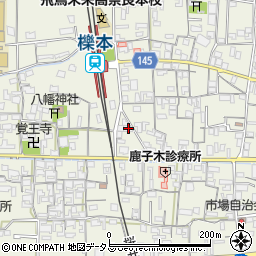 奈良県天理市櫟本町855周辺の地図
