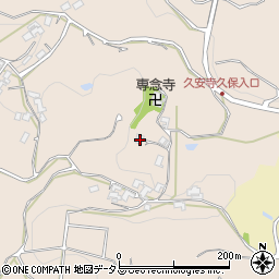 奈良県生駒郡平群町久安寺2202周辺の地図