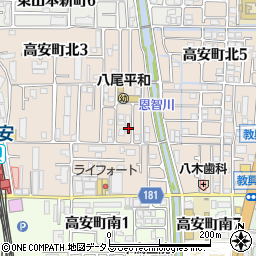大江共同住宅周辺の地図