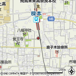 奈良県天理市櫟本町860周辺の地図