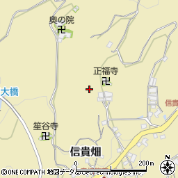 奈良県平群町（生駒郡）信貴畑周辺の地図