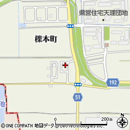 奈良県天理市櫟本町1167周辺の地図