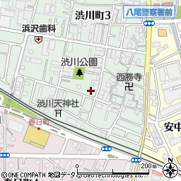 タイムズ渋川町４丁目駐車場周辺の地図