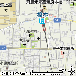 奈良県天理市櫟本町887周辺の地図