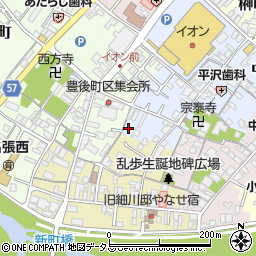 三重県名張市元町267周辺の地図