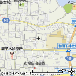 奈良県天理市櫟本町2394周辺の地図