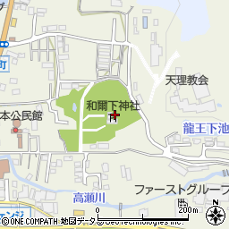 奈良県天理市櫟本町2430周辺の地図