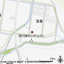 愛知県田原市伊川津町宝金周辺の地図