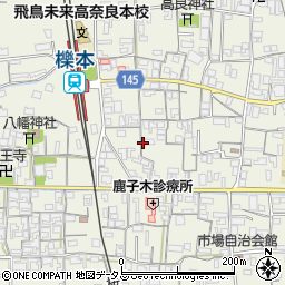 奈良県天理市櫟本町836周辺の地図