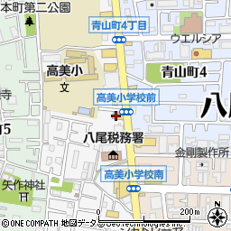 東京靴流通センター　八尾高美店周辺の地図