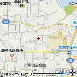奈良県天理市櫟本町2393周辺の地図