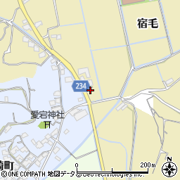 岡山県岡山市東区宿毛1160周辺の地図