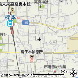 奈良県天理市櫟本町829周辺の地図