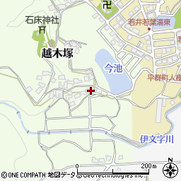 奈良県生駒郡平群町越木塚697周辺の地図