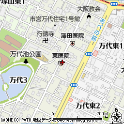 東医院周辺の地図