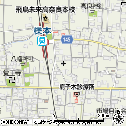 奈良県天理市櫟本町849周辺の地図