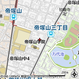 ニュー帝塚山マンション周辺の地図
