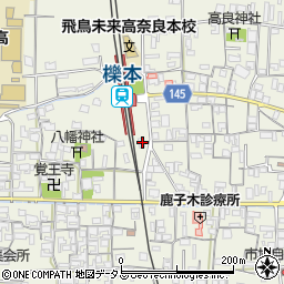 奈良県天理市櫟本町858周辺の地図