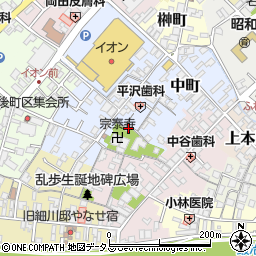 三重県名張市元町411-1周辺の地図
