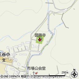 圀勝寺周辺の地図