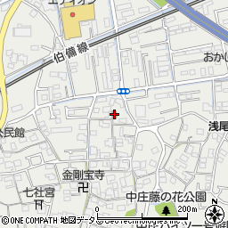 中田集会所周辺の地図
