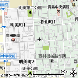 大阪府八尾市松山町1丁目9-20周辺の地図