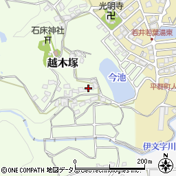 奈良県生駒郡平群町越木塚767周辺の地図