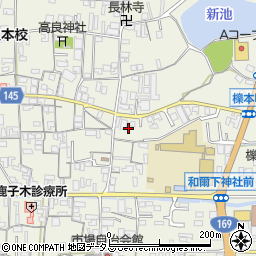 奈良県天理市櫟本町2385周辺の地図