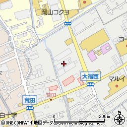 槙本運送株式会社　岡山営業所周辺の地図