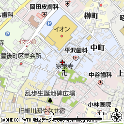 三重県名張市元町周辺の地図
