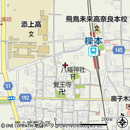 奈良県天理市櫟本町896周辺の地図