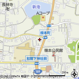 奈良県天理市櫟本町2370周辺の地図