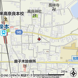 奈良県天理市櫟本町1466周辺の地図