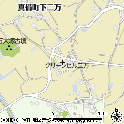 岡山県倉敷市真備町下二万1353-79周辺の地図