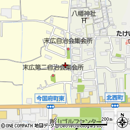 奈良県大和郡山市小林町547-6周辺の地図