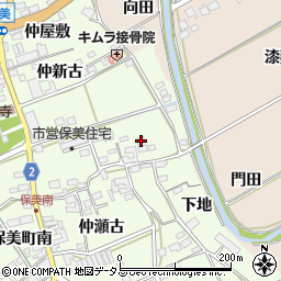 愛知県田原市保美町下地53周辺の地図