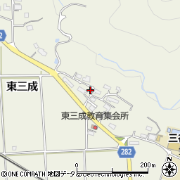 岡山県小田郡矢掛町東三成1735周辺の地図