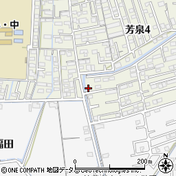 岡山県岡山市南区芳泉4丁目14-45周辺の地図