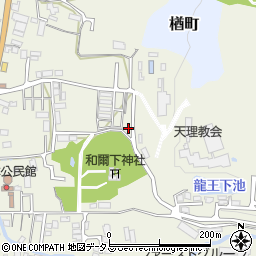 奈良県天理市櫟本町2319周辺の地図