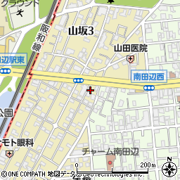 宗教法人金光教山阪教会周辺の地図