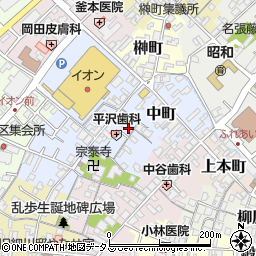 三重県名張市元町391-2周辺の地図