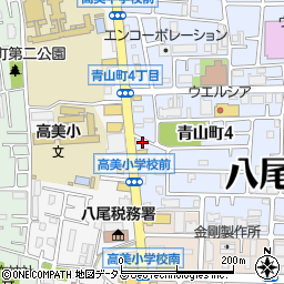 八尾道明寺線周辺の地図