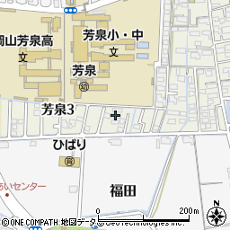 芳泉コーポＢ周辺の地図