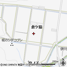 愛知県田原市伊川津町倉ケ脇周辺の地図