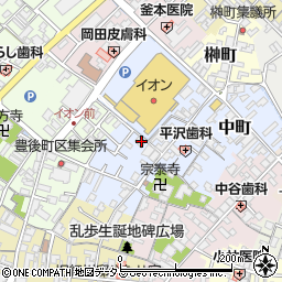 三重県名張市元町447周辺の地図